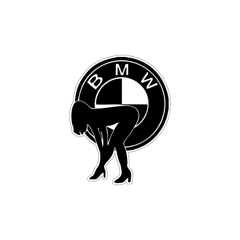 Bmw, autocolant, dimensiune 100x80 mm, model 064